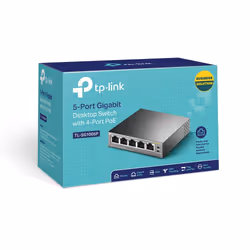 TP-Link TL-SG1005P Non gestito Gigabit Ethernet (10/100/1000) Supporto Power over Ethernet (PoE) Nero - Vista aggiuntiva 5