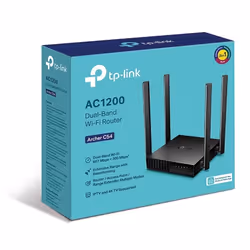 TP-Link Archer C54 router wireless Fast Ethernet Dual-band (2.4 GHz/5 GHz) Nero - Vista aggiuntiva 4