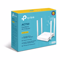 TP-Link ARCHER C24 router wireless Fast Ethernet Dual-band (2.4 GHz/5 GHz) Bianco - Vista aggiuntiva 4