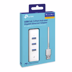 TP-Link UE330 replicatore di porte e docking station per laptop Cablato USB 3.2 Gen 1 (3.1 Gen 1) Type-A Bianco - Vista aggiuntiva 4