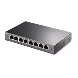 TP-Link TL-SG108PE Gestito L2 Gigabit Ethernet (10/100/1000) Supporto Power over Ethernet (PoE) Nero - Vista aggiuntiva 4