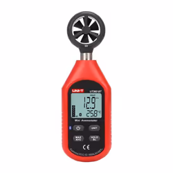 UT363 è un mini misuratore di velocità del vento e temperatura: può misurare velocità del vento fino a 30 m/s. Applicazioni: ...