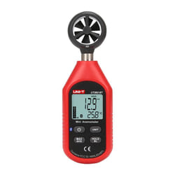 Uni-t - Anemometro digitale UT363, 0 30m/s, temperatura -1050°C / 14122°F
