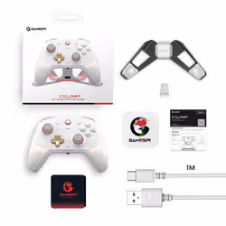 GameSir Cyclone2 BDL-WH Bianco Bluetooth/RF/USB Gamepad Analogico/Digitale Android, Nintendo Switch, PC, iOS - Vista aggiuntiva 5