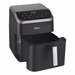 Midea MAD70000ADK friggitrice Singolo 7 L Indipendente 1800 W Friggitrice ad aria calda Nero - Vista aggiuntiva 8
