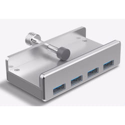 ALLNET ALL-USB3-HUB-4-CLIP hub di interfaccia USB 3.2 Gen 1 (3.1 Gen 1) Type-A 5000 Mbit/s Argento