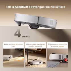 Roborock Qrevo CurvX 0,258 L Bianco - Vista aggiuntiva 2