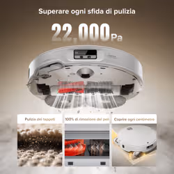 Roborock Qrevo CurvX 0,258 L Bianco - Vista aggiuntiva 3