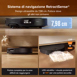 Roborock Qrevo Edge 2X Robot Aspirapolvere Lavapavimenti, Aspirazione HyperForce® 25.000 Pa, Stazione Multifunzione con Lavaggio Panni a 80°C e Asciugatura ad Aria Calda a 55°C, FlexiArm™, Sistema Anti-Groviglio DuoDivide™, Reactive AI - Vista aggiuntiva 2