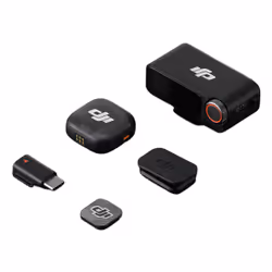 DJI Mic 3 (1 TX+1 RX), Omnidirezionale, 22 dB, Ricevitore da montare sulla fotocamera, Batteria, Trasmettitore bodypack, Nero