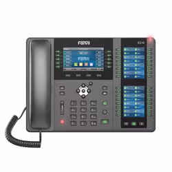 Fanvil X210 telefono IP Nero 20 linee LCD