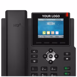 Fanvil X3SG, IP Phone, Nero, Cornetta cablata, Scrivania/Parete, In-band, Fuori banda, Info SIP, 4 linee