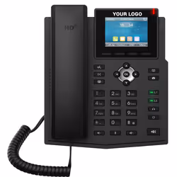 Fanvil X3SG telefono IP Nero 4 linee LCD