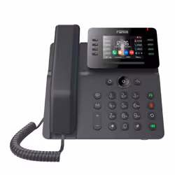 Fanvil V64, IP Phone, Nero, Cornetta cablata, Scrivania/Parete, 12 linee, 1000 voci