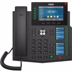 Fanvil X6U V2 telefono IP Nero 20 linee LCD Wi-Fi - Vista aggiuntiva 2