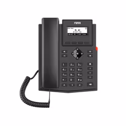 Fanvil X301P, IP Phone, Nero, Cornetta cablata, Scrivania/Parete, Linux, 2 linee