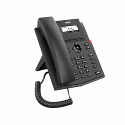 Fanvil X301P telefono IP Nero 2 linee LCD
