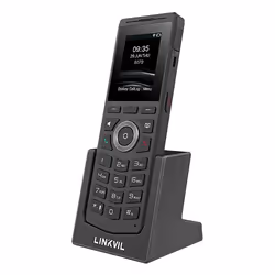Fanvil W610W, Telefono cellulare IP, Nero, Cornetta wireless, IP67, 4 linee, 1000 voci