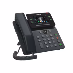Fanvil V63, IP Phone, Nero, Cornetta cablata, Scrivania/Parete, 6 linee, 1000 voci