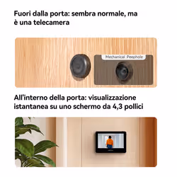 Imou VD1 Spioncino smart a batteria, con monitor da 4,3 pollici e risoluzione da 5MP - Vista aggiuntiva 5