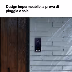 Imou Videocitofono VDP7 - 5MP, schermo da 7'', Collegamento Poe, Dual-Band WiFi 2.4GHz/ 5GHz, 4 modalità di apertura, Visione notturna ad infrarossi, comunicazione bidirezionale, modalità privacy e rilevamento umano e veicoli. Design impermeabile. - Vista aggiuntiva 3