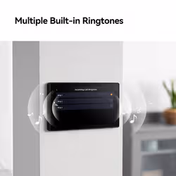 Imou Videocitofono VDP7 - 5MP, schermo da 7'', Collegamento a 2 fili, Dual-Band WiFi 2.4GHz/ 5GHz, 4 modalità di apertura, Visione notturna ad infrarossi, comunicazione bidirezionale, modalità privacy e rilevamento umano e veicoli. Design impermeabile. - Vista aggiuntiva 3