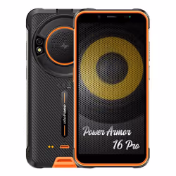 Ulefone Armor 16 Pro, 15,1 cm (5.93"), 4 GB, 64 GB, 16 MP, Android 12, Nero, Arancione
