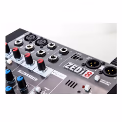 Allen & Heath ZEDi-8 8 canali 10 - 20000 Hz Nero, Grigio - Vista aggiuntiva 4