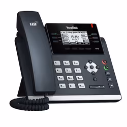 Yealink SIP-T41S, IP Phone, Nero, Cornetta cablata, In-band, Fuori banda, Info SIP, 6 linee, 1000 voci