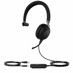 Yealink UH38 Mono Teams, Con cavo e senza cavo, Ufficio, 20 - 20000 Hz, 110 g, Auricolare, Nero