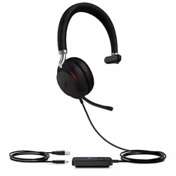 Yealink UH38 Mono UC, Con cavo e senza cavo, 20 - 20000 Hz, Musica e Chiamate, 110 g, Auricolare, Nero