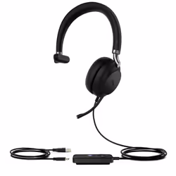 Yealink UH38 Mono Teams, Con cavo e senza cavo, 20 - 20000 Hz, Musica e Chiamate, 110 g, Auricolare, Nero