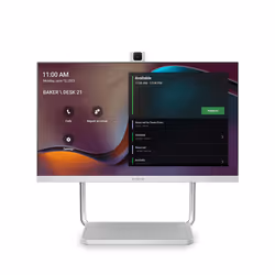 Yealink DeskVision A24, Barra di collaborazione video, Grigio, Argento