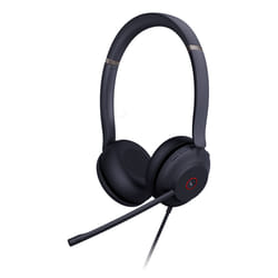 Yealink UH37 Dual UC Auricolare Cablato A Padiglione Ufficio Nero