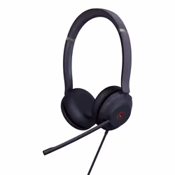 Yealink UH37 Dual UC Auricolare Cablato A Padiglione Ufficio Nero