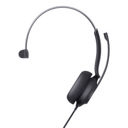 Yealink UH37 Mono UC Auricolare Cablato A Padiglione Ufficio USB Type-C / USB Type-A Nero