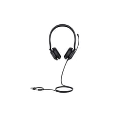 Yealink UH35 Dual UC USB-C/A Auricolare Cablato A Padiglione Musica e Chiamate USB Type-C / USB Type-A Nero