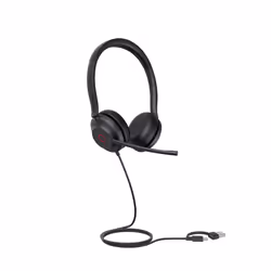 Yealink UH35 Dual UC USB-C/A Auricolare Cablato A Padiglione Musica e Chiamate USB Type-C / USB Type-A Nero - Vista aggiuntiva 4