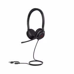 Yealink UH35 Dual UC USB-C/A Auricolare Cablato A Padiglione Musica e Chiamate USB Type-C / USB Type-A Nero - Vista aggiuntiva 5