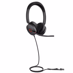 Yealink UH48 Dual Teams USB-C/A, Cablato, Musica e Chiamate, 20 - 20000 Hz, 169 g, Auricolare, Nero