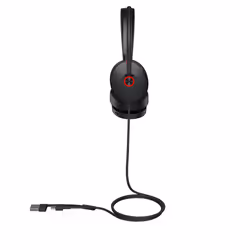 Yealink UH48 Dual UC USB-C/A Auricolare Cablato A Padiglione Musica e Chiamate USB Type-C / USB Type-A Nero - Vista aggiuntiva 4