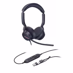 Yealink UH46 Dual UC USB-C/A Auricolare Cablato A Padiglione Ufficio USB Type-C / USB Type-A Nero - Vista aggiuntiva 2