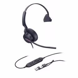 Yealink UH46 Mono Teams USB-C/A Auricolare Cablato A Padiglione Ufficio USB Type-C / USB Type-A Nero - Vista aggiuntiva 2
