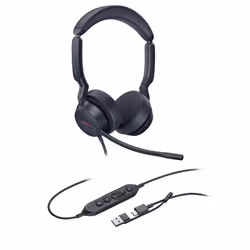Yealink UH44 Dual UC USB-C/A Auricolare Cablato A Padiglione Ufficio USB Type-C / USB Type-A Nero - Vista aggiuntiva 2