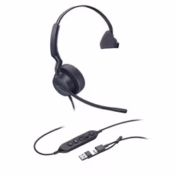 Yealink UH44 Mono Teams USB-C/A Auricolare Cablato A Padiglione Ufficio USB Type-C / USB Type-A Nero - Vista aggiuntiva 2