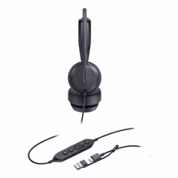 Yealink UH42 Dual UC USB-C/A Auricolare Cablato A Padiglione Musica e Chiamate USB Type-C / USB Type-A Nero - Vista aggiuntiva 3