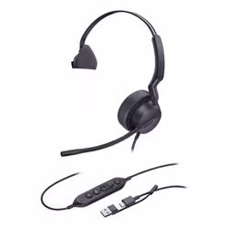 Yealink UH42 Mono Teams USB-C/A Auricolare Cablato A Padiglione Ufficio USB Type-C / USB Type-A Nero - Vista aggiuntiva 2