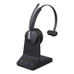 Yealink WH64 Mono Auricolare Wireless A Padiglione Ufficio USB tipo-C Bluetooth Nero