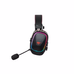 Havit 6939119065584 cuffia e auricolare Cuffie Con cavo e senza cavo A Padiglione Gaming Nero, Rosso