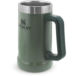 Stanley - Adventure Vacuum Stein 0.7L Hammertone Green - Mantiene la Birra Fresca per 7 Ore - Bricco di Birra con manico in Acciaio Inossidabile
